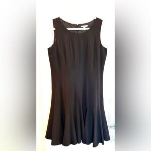 Dana Buchman Fit & Flare Dark Navy Dress Size 16 NWOT